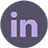 linkedin icon purple 48×48